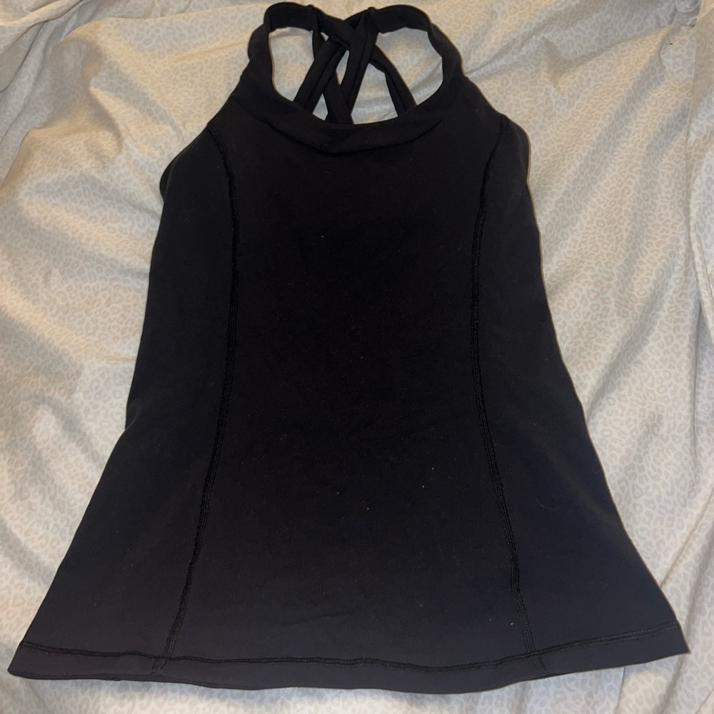 Lululemon Black tank- size 6